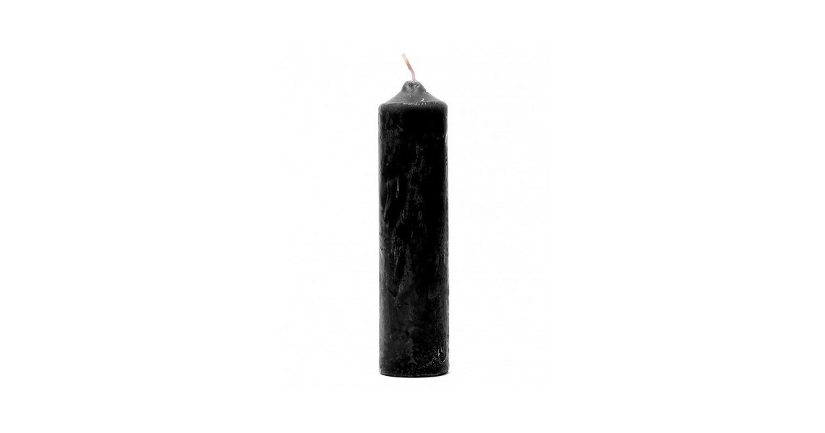 candele BDSM-Candela bdsm colore nero 20 cm-LaChatte.it