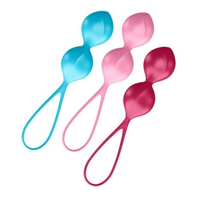 Satisfyer - Balls C03 set di 3 palline con pesi diversi - livello avanzato80 gr - 114 gr - 150 gr