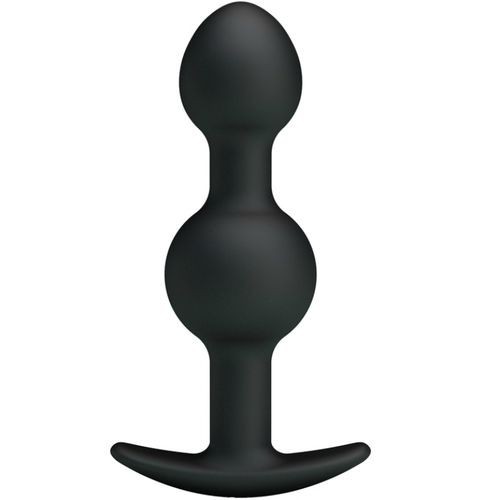 PRETTY LOVE palline anali in silicone 10 cm colore nero