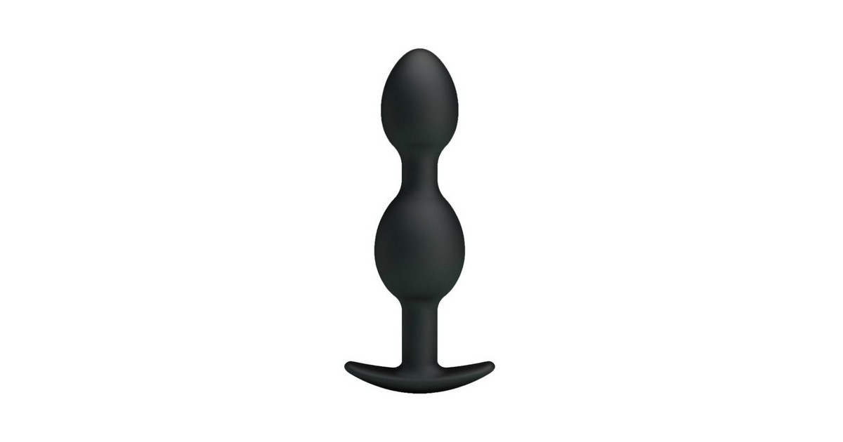 PRETTY LOVE palline anali in silicone 12 cm colore nero