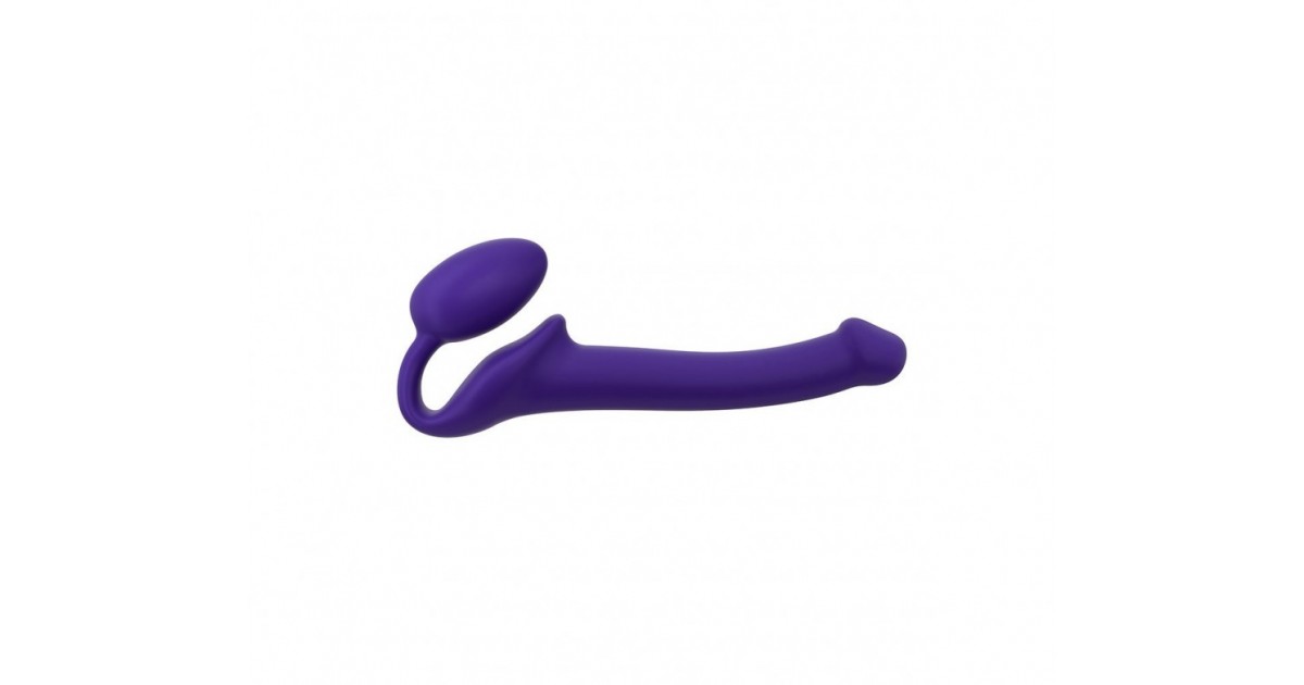 strapless strap-on-strapless strapon flessibile Strap-on me Silicone Bendable Strap-On viola - S-LaChatte.it