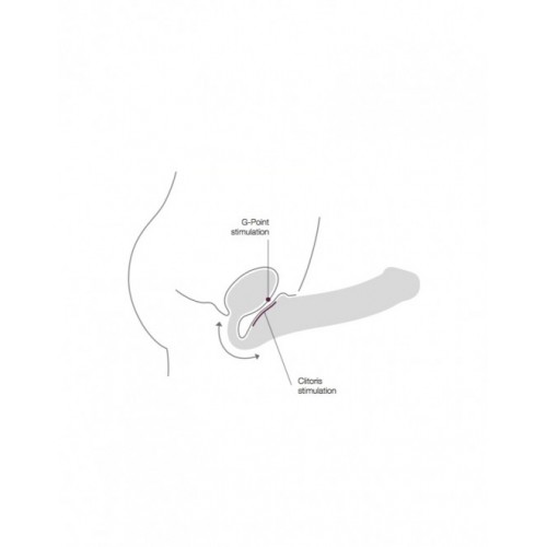 strapless strap-on-strapless strapon flessibile Strap-on me Silicone Bendable Strap-On viola - S-LaChatte.it
