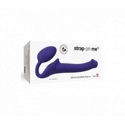 strapless strap-on-strapless strapon flessibile Strap-on me Silicone Bendable Strap-On viola - S-LaChatte.it