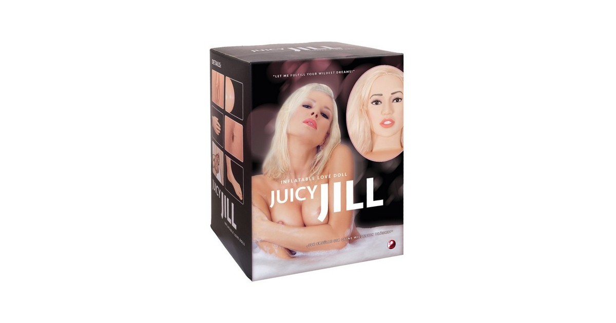 Bambola gonfiabile con morbido masturbatore Juicy Jill