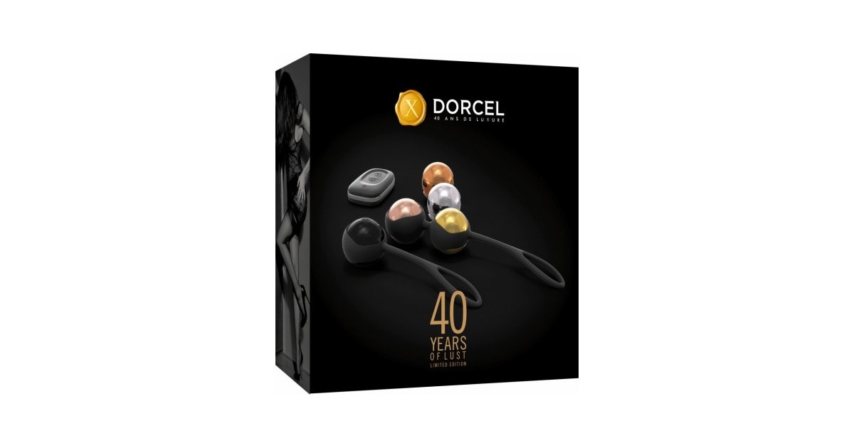 4 sfere geisha + una vibrante ricaricabile con telecomando Dorcel Training Balls Limited Edition