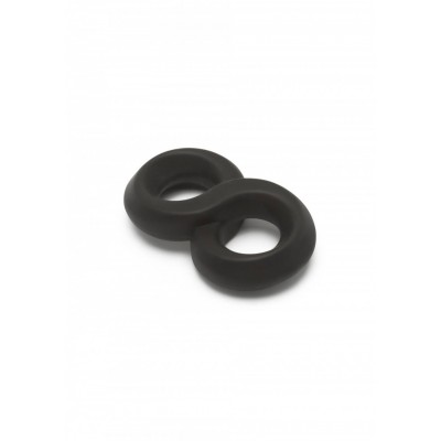 Anello per il pene doppio forma 8 in morbidissimo silicone Jock