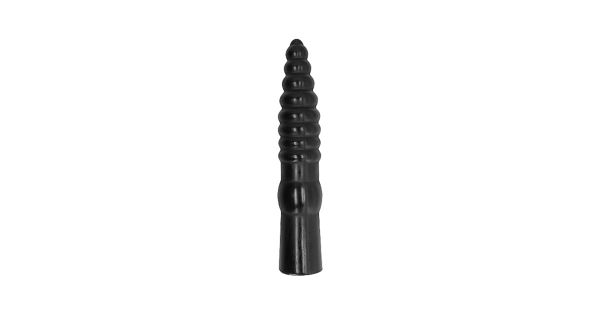 toys extralarge-Dildo progressivo All Black 33 cm X 6 cm-LaChatte.it