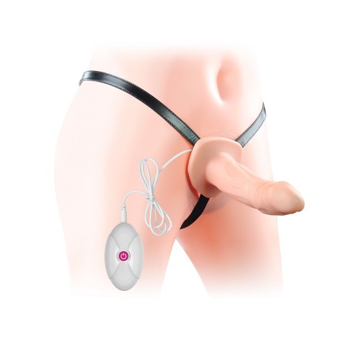 strap-on cavi per uomo-Strap on Vibrante Unisex Hollow Strap On 17 cm-LaChatte.it