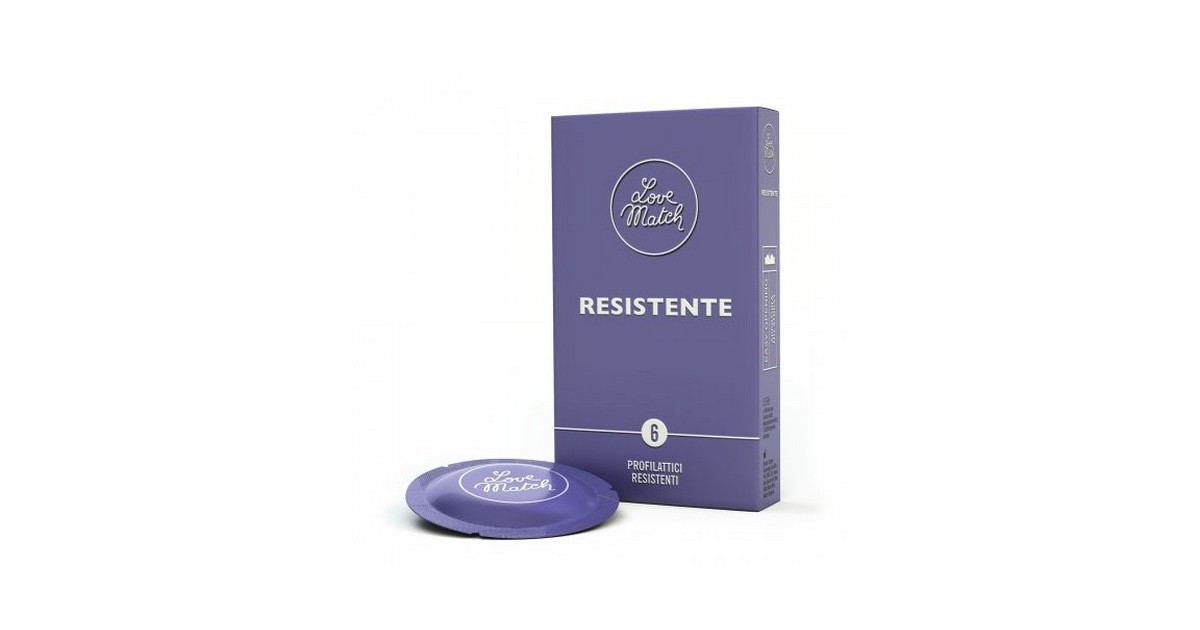  ultraresistenti-Profilattici spessi Love Match Resistente 6 pezzi-LaChatte.it
