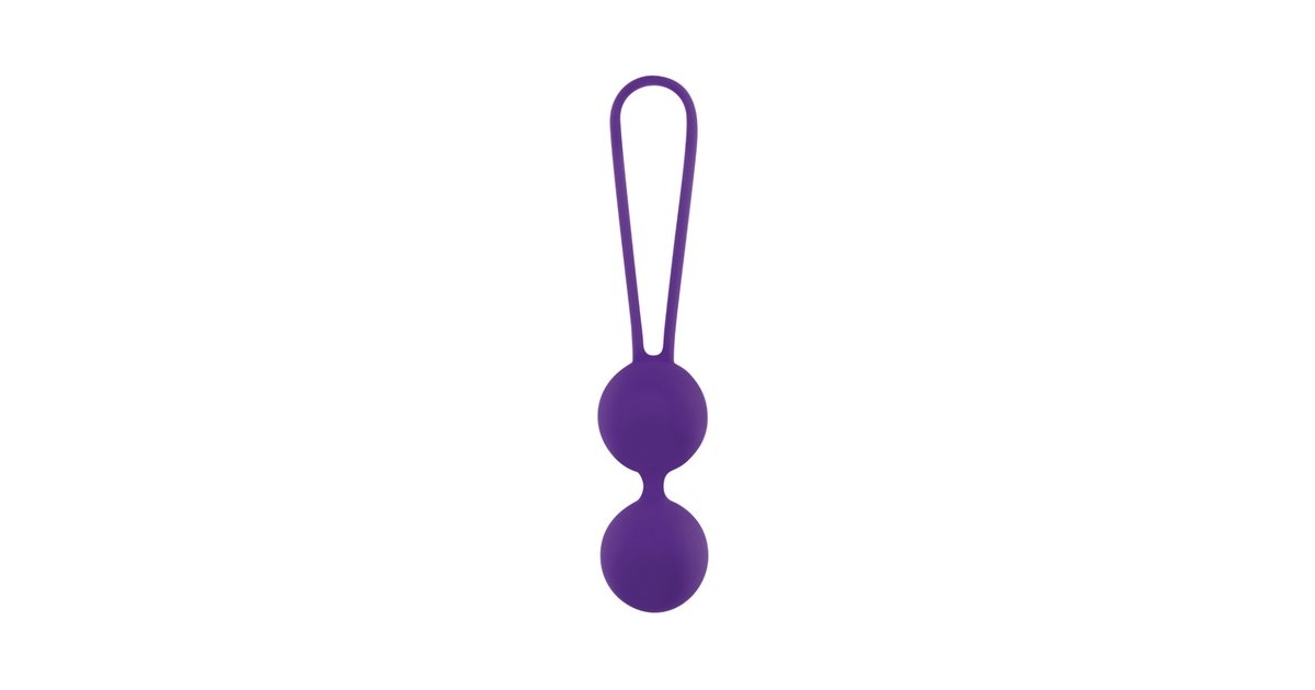 palline e coni vaginali-AMORESSA OSIAN TWO PREMIUM SILICONE PURPLE 101 grammi-LaChatte.it