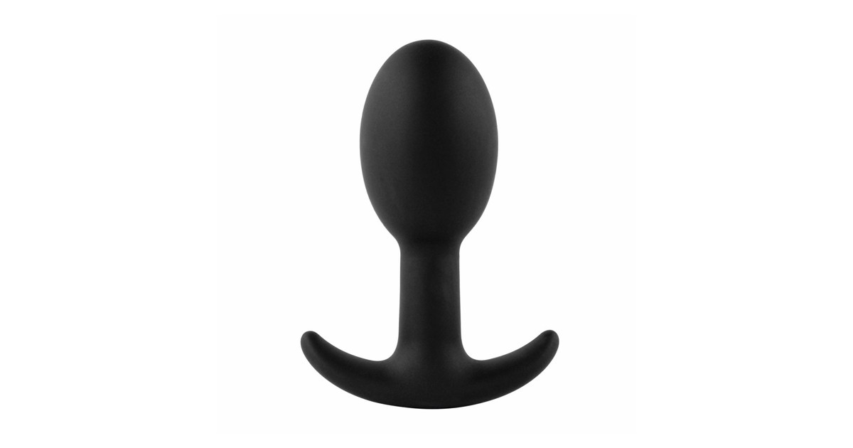 Plug Anale in Silicone Nero n.3