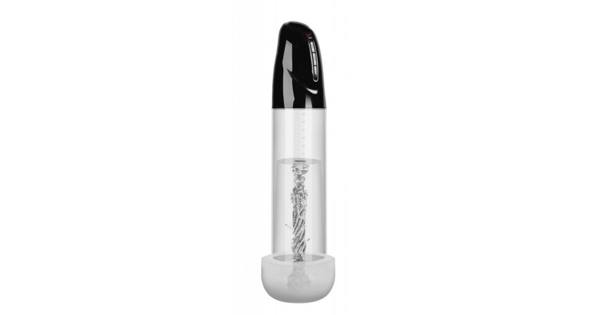 masturbatori-Pompa per il Pene Ricaricabile Masturbating Smart Penis Pump-LaChatte.it