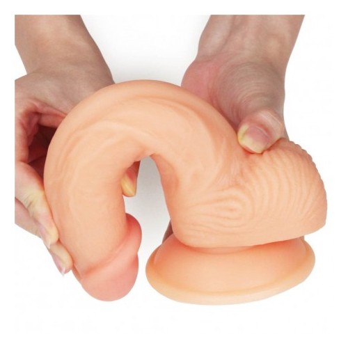 falli realistici-Dildo Ultrarealistico in TPE Ultra Soft Dude 20 cm-LaChatte.it