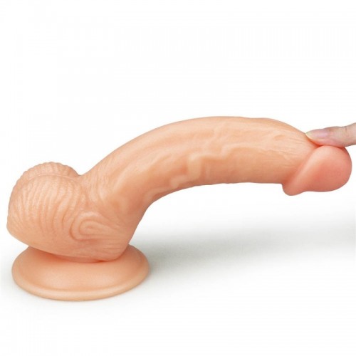 falli realistici-Dildo Ultrarealistico in TPE Ultra Soft Dude 20 cm-LaChatte.it