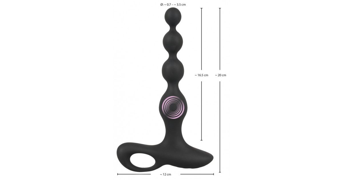 Rechargeable Anal Beads 20 cm