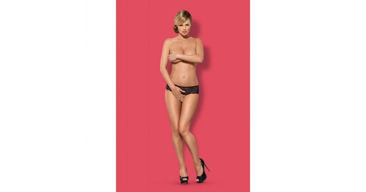 tanga perizomi culotte-Mutandina Aperta Merossa-LaChatte.it