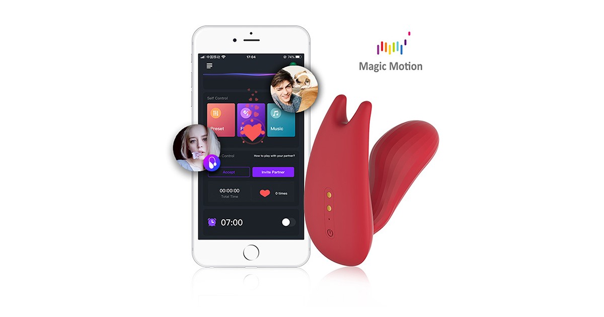 Magic Umi Vibratore Indossabile per Doppia Stimolazione con App