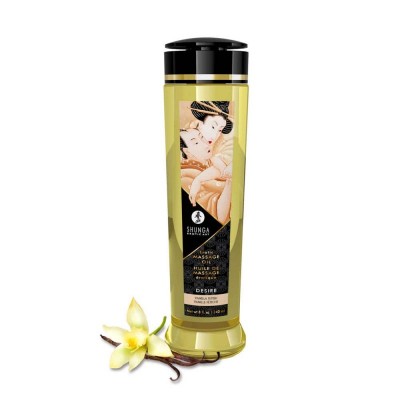 Olio massaggi shunga desire 240 ml fragranza vaniglia