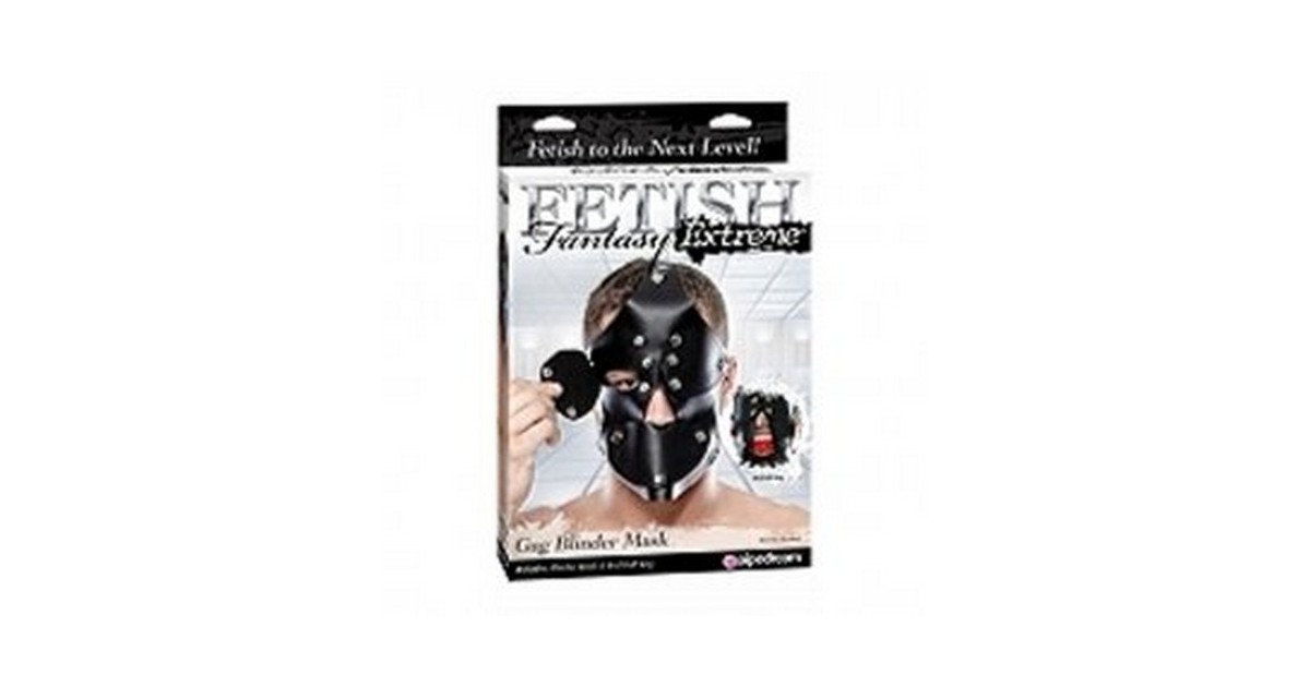 bende e maschere-Extreme Gag Blinder Mask-LaChatte.it