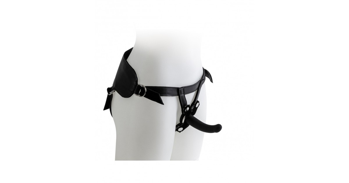 strap-on-Harness Con Dildo In Silicone S Nero-LaChatte.it