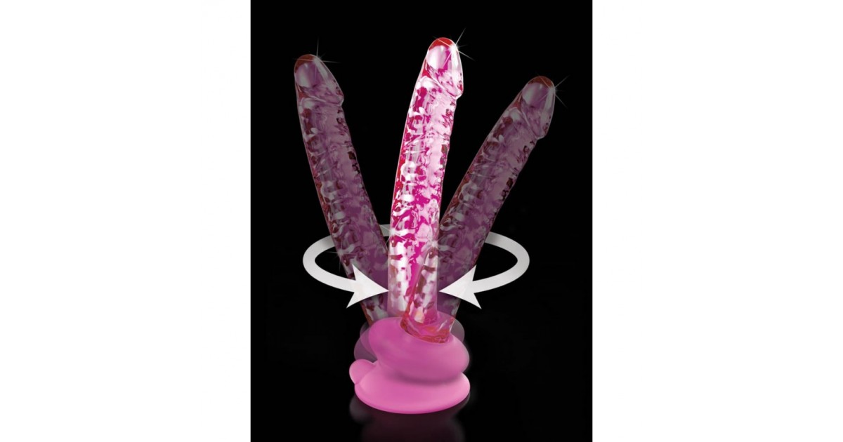 falli in cristallo-Icicles No. 86 Rosa-LaChatte.it