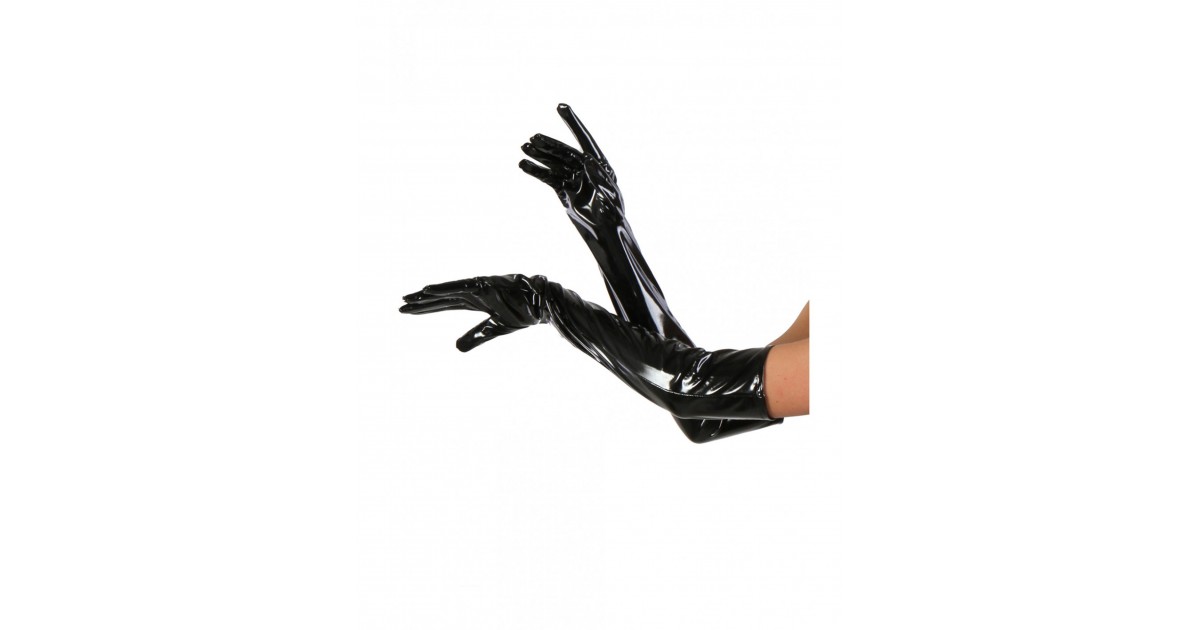 guanti-Vinyl Gloves OS Black-LaChatte.it