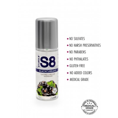 S8 WB Flavored Lube Ribes Nero 125ml