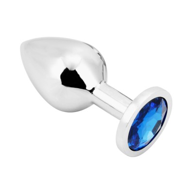 Rosebud Anal Plug Blue M