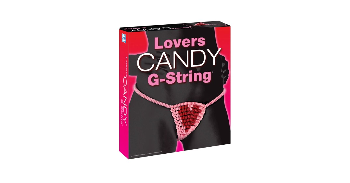 Mutandine per con confetti dolci Candy g-string heart