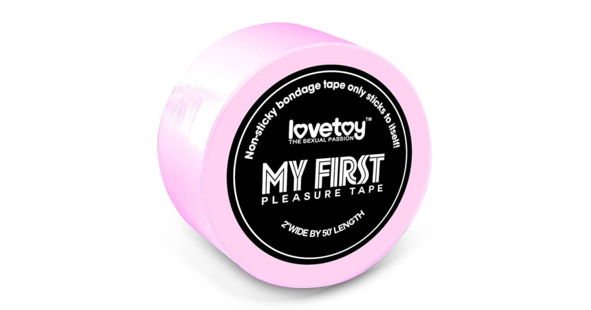 corde e nastri bondage-Non-Sticky Bondage Tape Pink 15 m-LaChatte.it