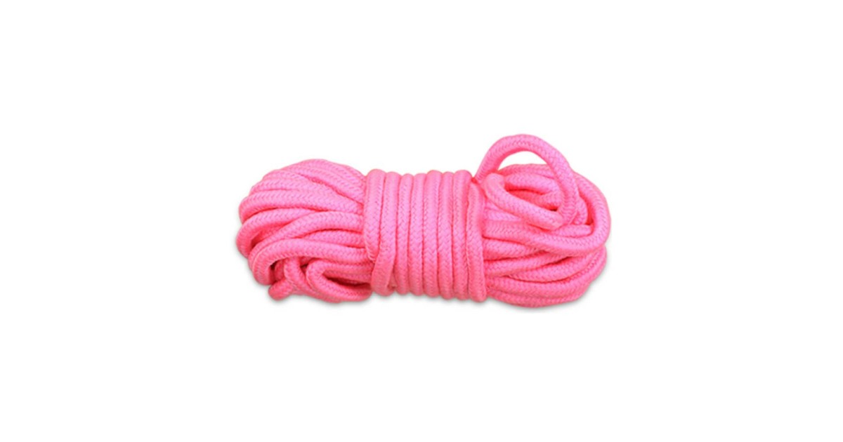 corde e nastri bondage-Fetish Bondage Rope Pink 10 mt-LaChatte.it