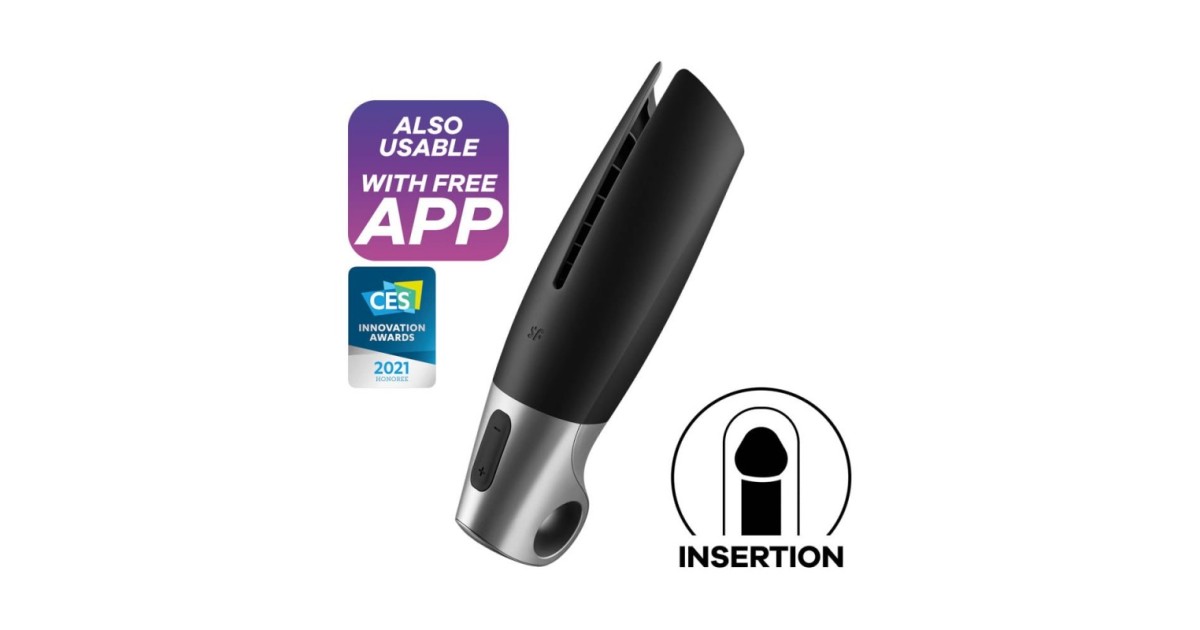 masturbatori-Power Masturbator Black Silver-LaChatte.it