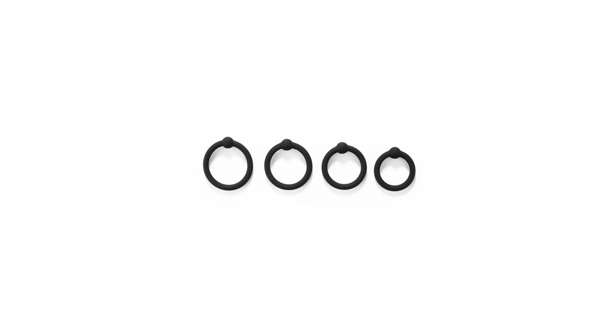  flessibili-Silicone Penis Glans Ring Set-LaChatte.it