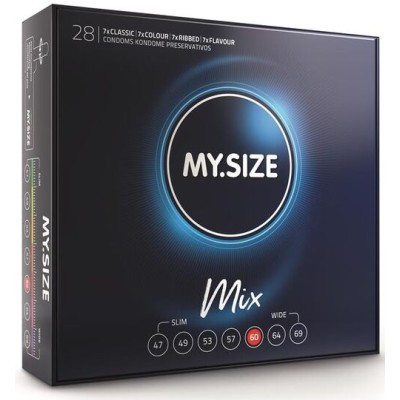 MY SIZE MIX - Preservativi 60 mm - 28 pezzi
