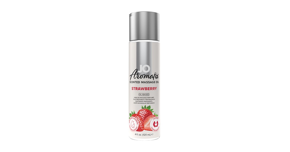 Aromatix Strawberry Scented Massage Oil 120 ml