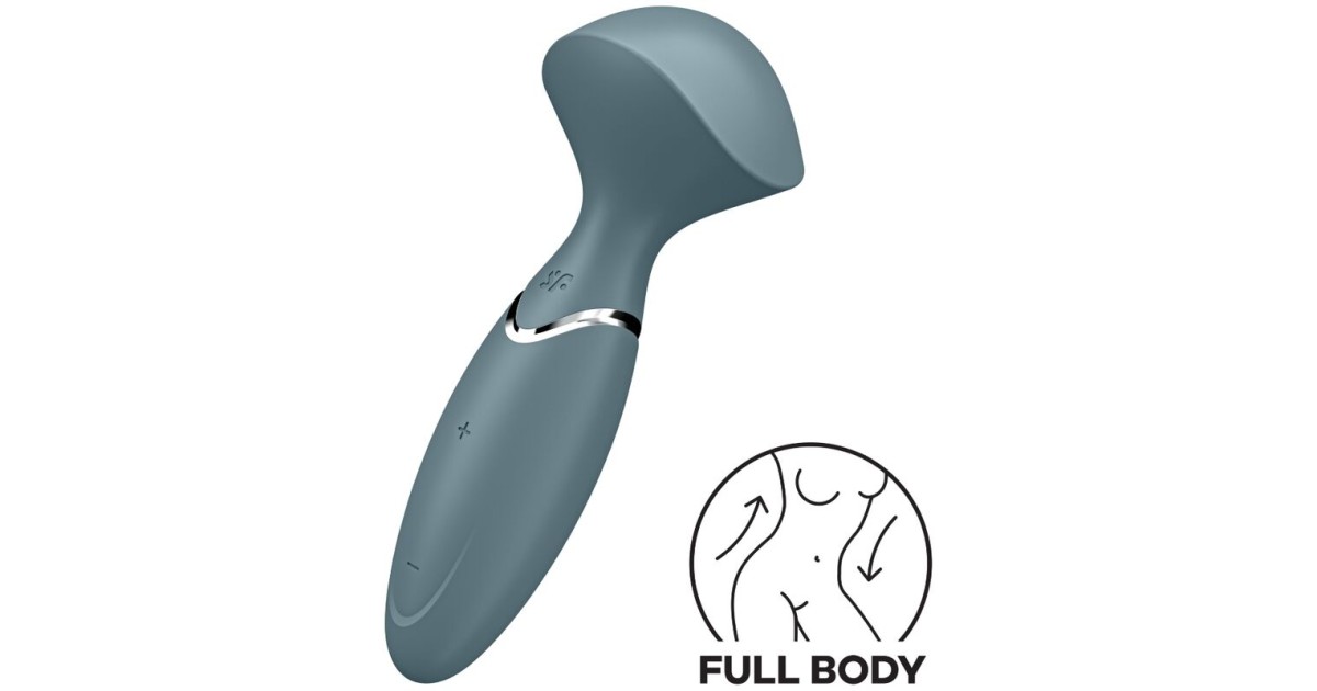 sex toys per donna-Mini Wand-er Grigia-LaChatte.it